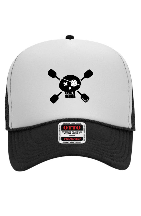 Otto White Foam Front 5 Panel Trucker Hat