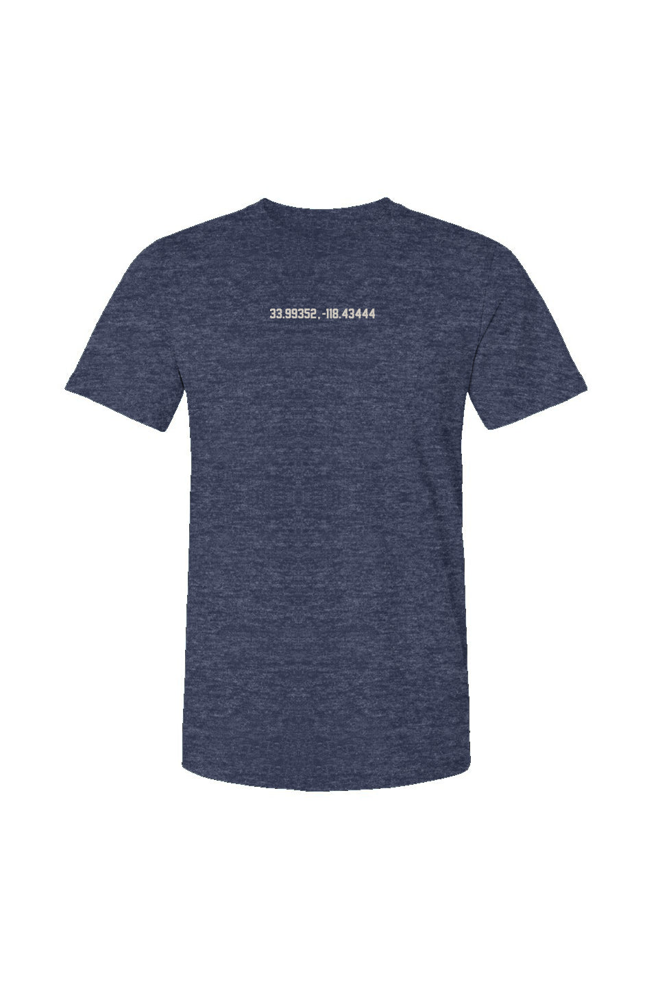 Wade Park Crew Tee - Heather Navy