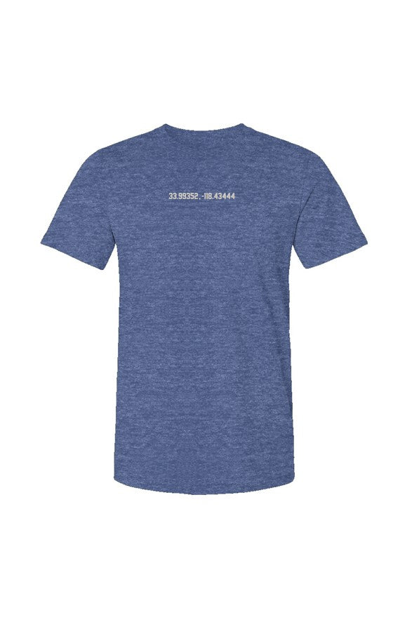 Wade Park Crew Tee - Heather Royal
