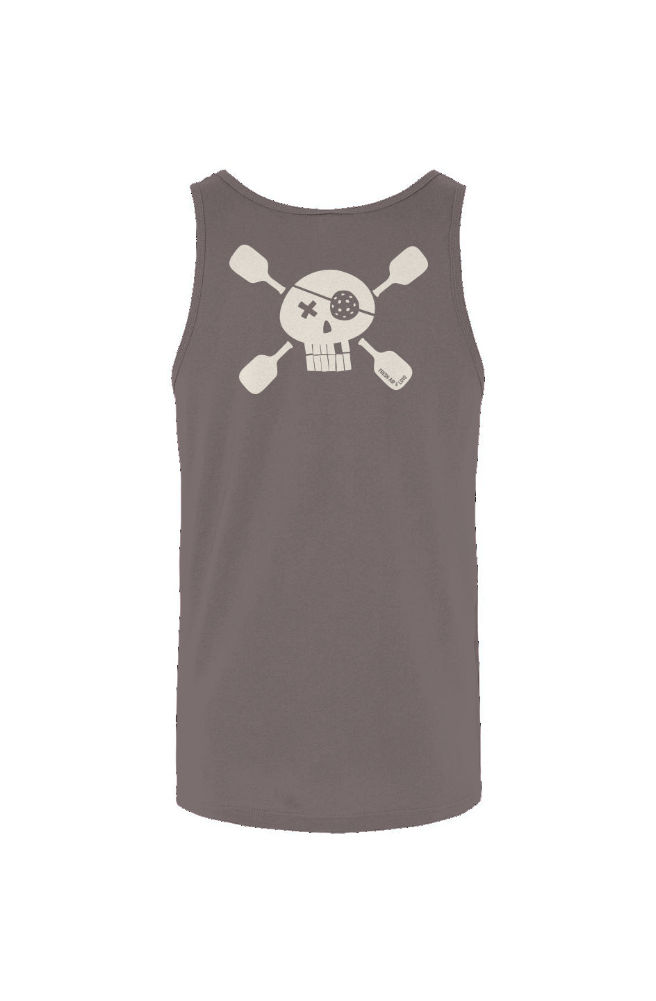 Pickleball Pirate Tank Top Heather - Back