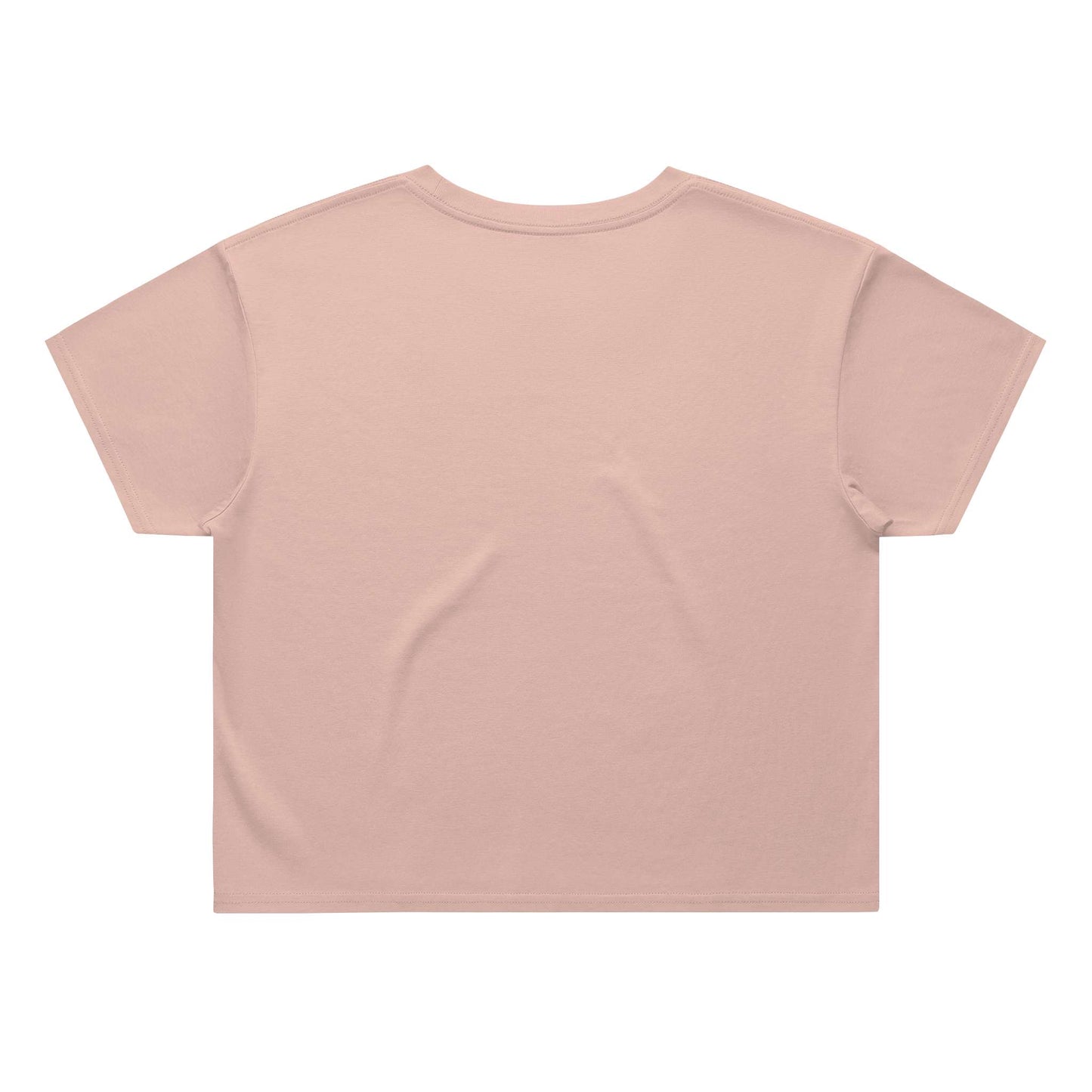 Pickleball Pirate Street Crop Tee - Soft Pink / Blue