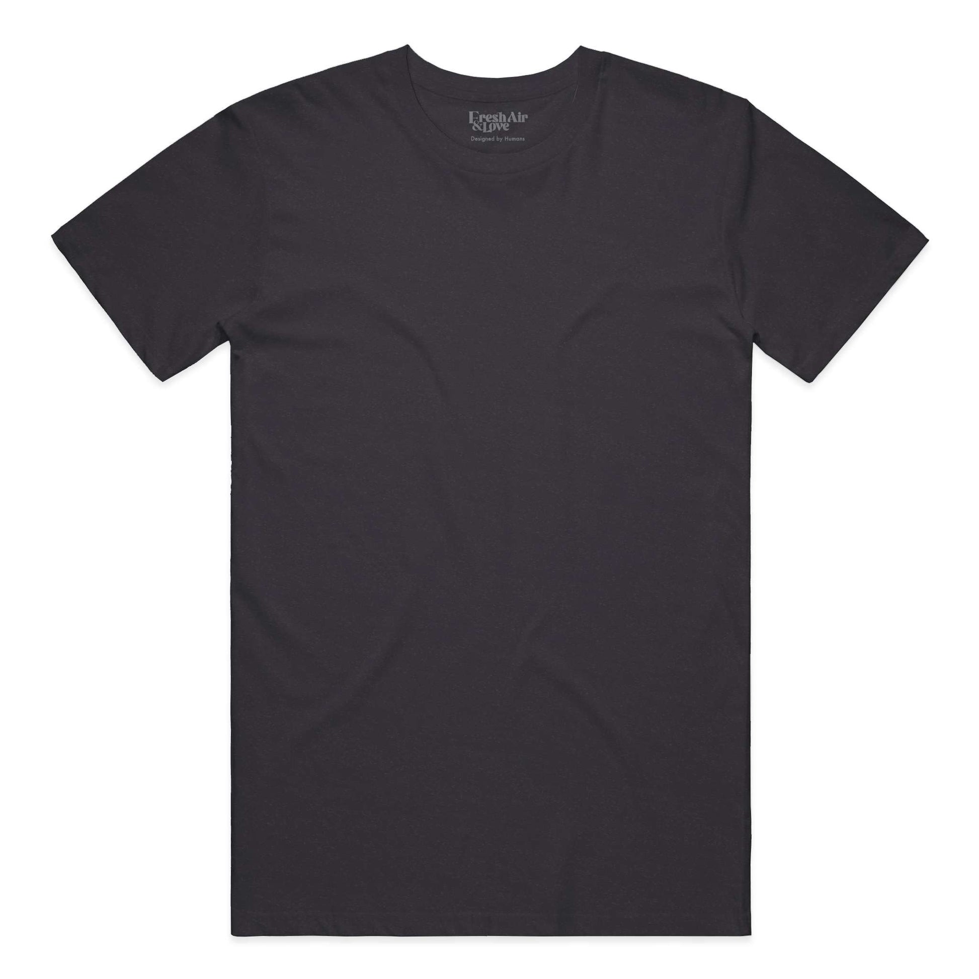 Pickleball Kung Fu Unisex Heather Tee -Charcoal