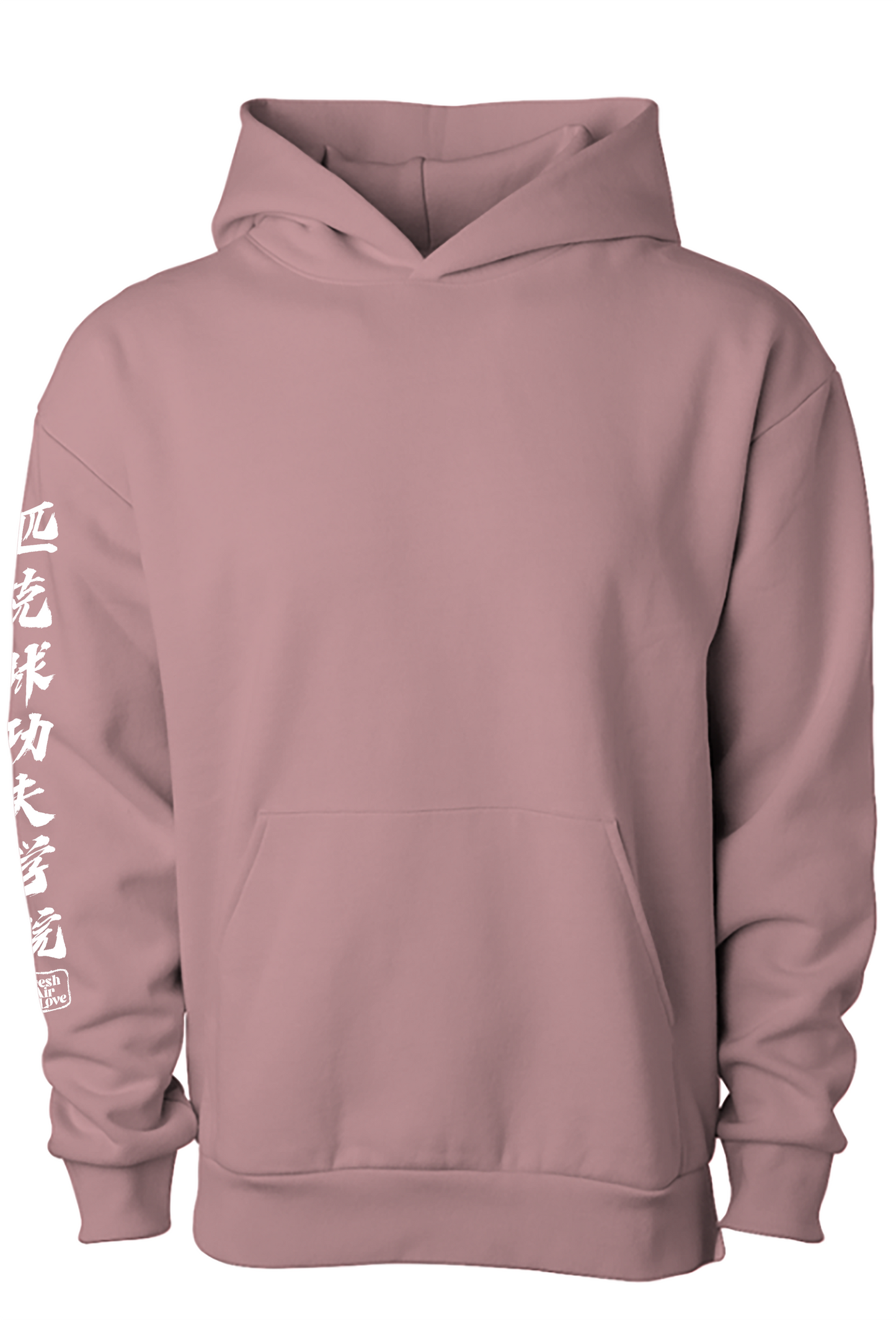 Pickleball Kung Fu Avenue Pullover Hooded Sweatshirt - Orchid White