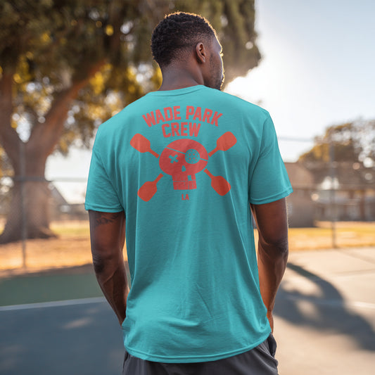 Wade Park Crew Tee - Teal